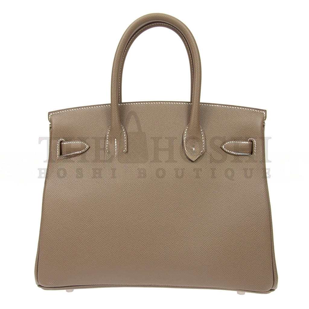 H**me5 BIRKIN 25 TOGO LEATHER ELEPHANT GREY SILVER BUCKLE BAG BK3018EPSS (25*20*13cm) Master Quality